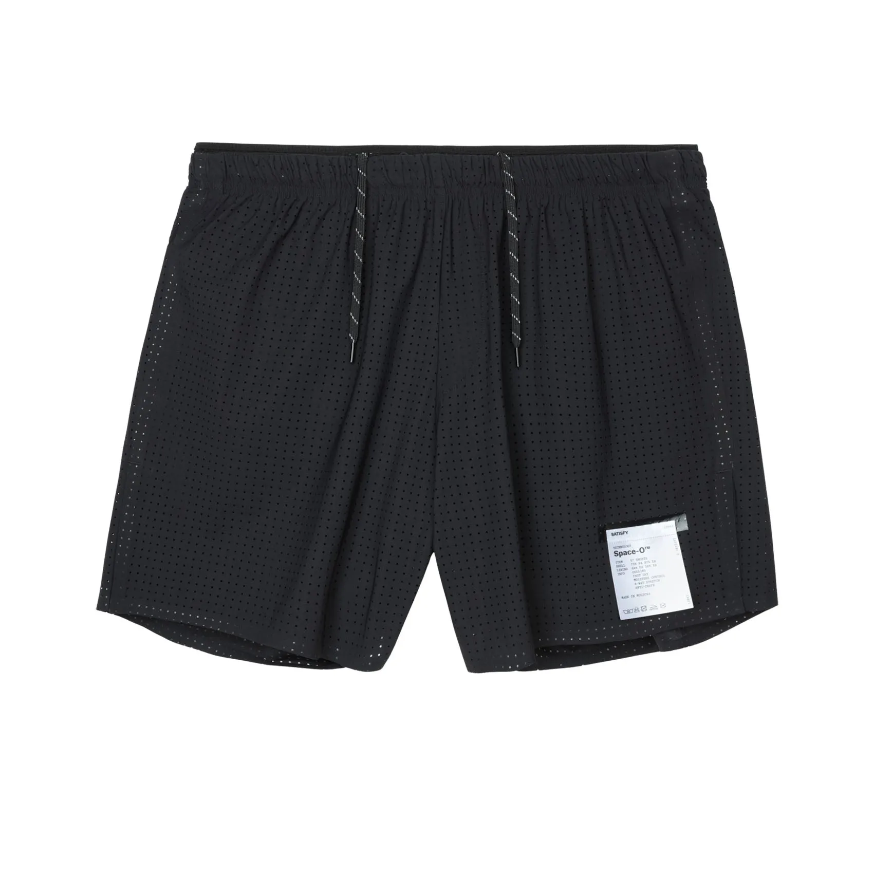 Mens Satisfy Space-O 5 Inch Running Shorts Freedom Movement Cool Fit