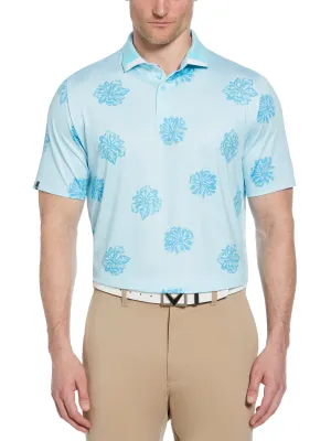 Mens Bunker Floral Print Polo Timeless Wear