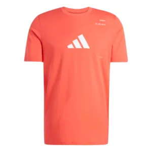 Adidas Aeroready Category Graphic Men Tennis Tee - White Soft and Relaxed Sleek And Stylish