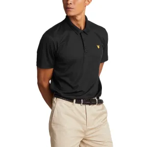 Lyle & Scott Golf Tech Polo Shirt - Jet Black Timeless Fashion