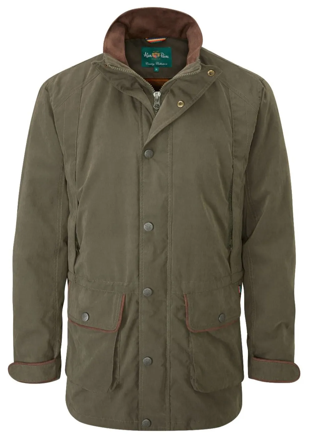 Alan Paine Waterproof Milwood Coat Cotton Glow Royal Charm