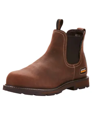 Flexibility Feature Stretchable Collar Design Ariat Mens Groundbreaker Safety Steel Toe Work Boots