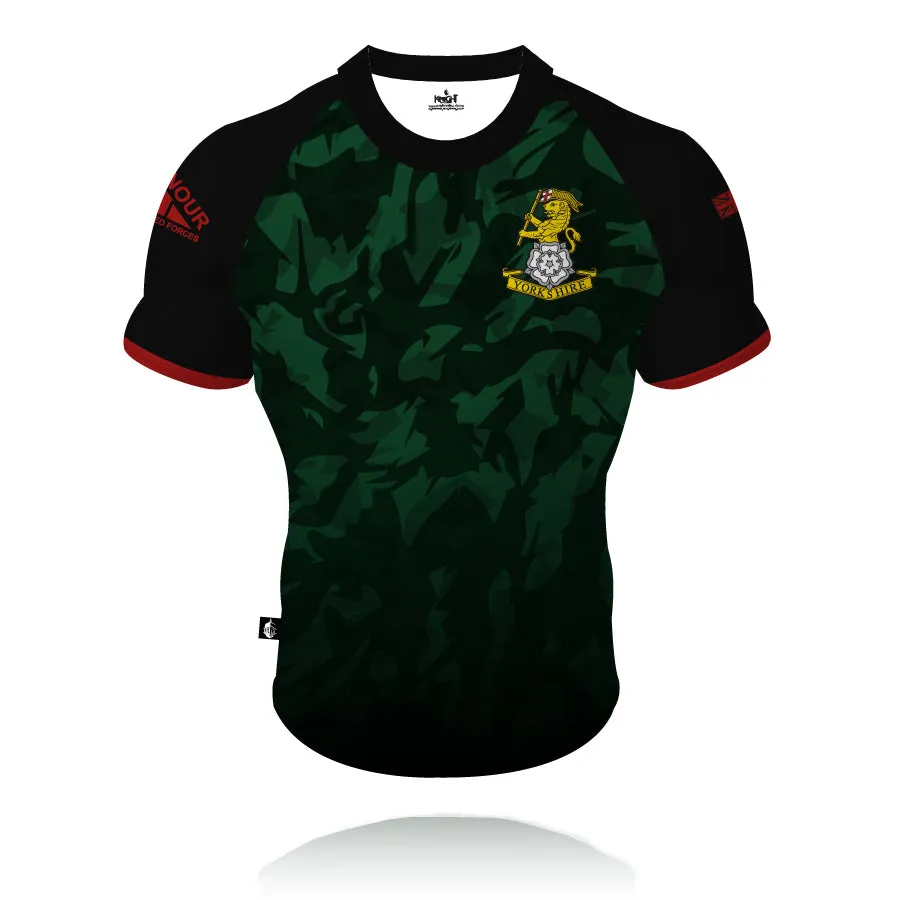 Yorkshire Regiment - Honour Our Armed Forces - Rugby/Training Shirt Regular Fit Urban Casual Look