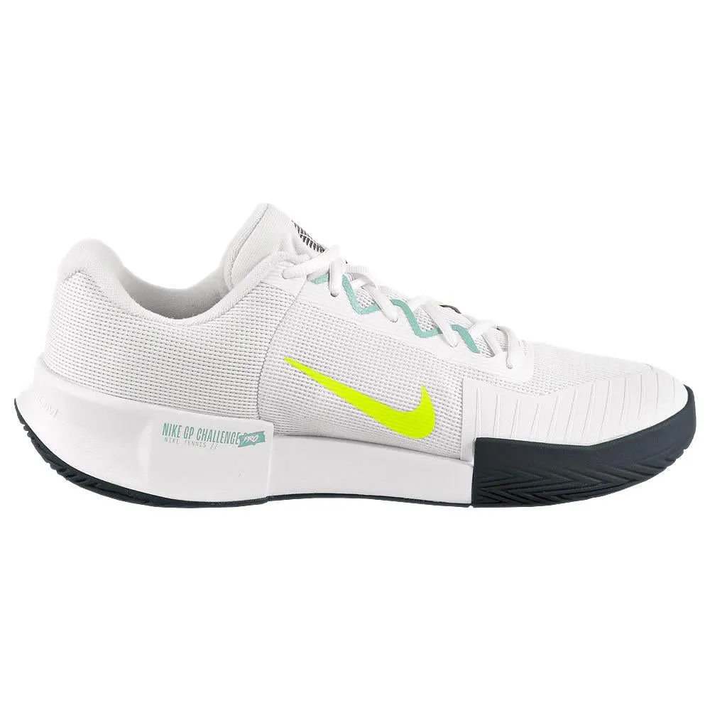 Zero Drop Design Flexible Outsole Technology Nike Men's Air Zoom GP Challenge Pro - White/Armory Navy