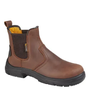Grafters Super Wide EEEE Fit Water Resistant Safety Dealer Boots Cushioning Pods Heritage Line