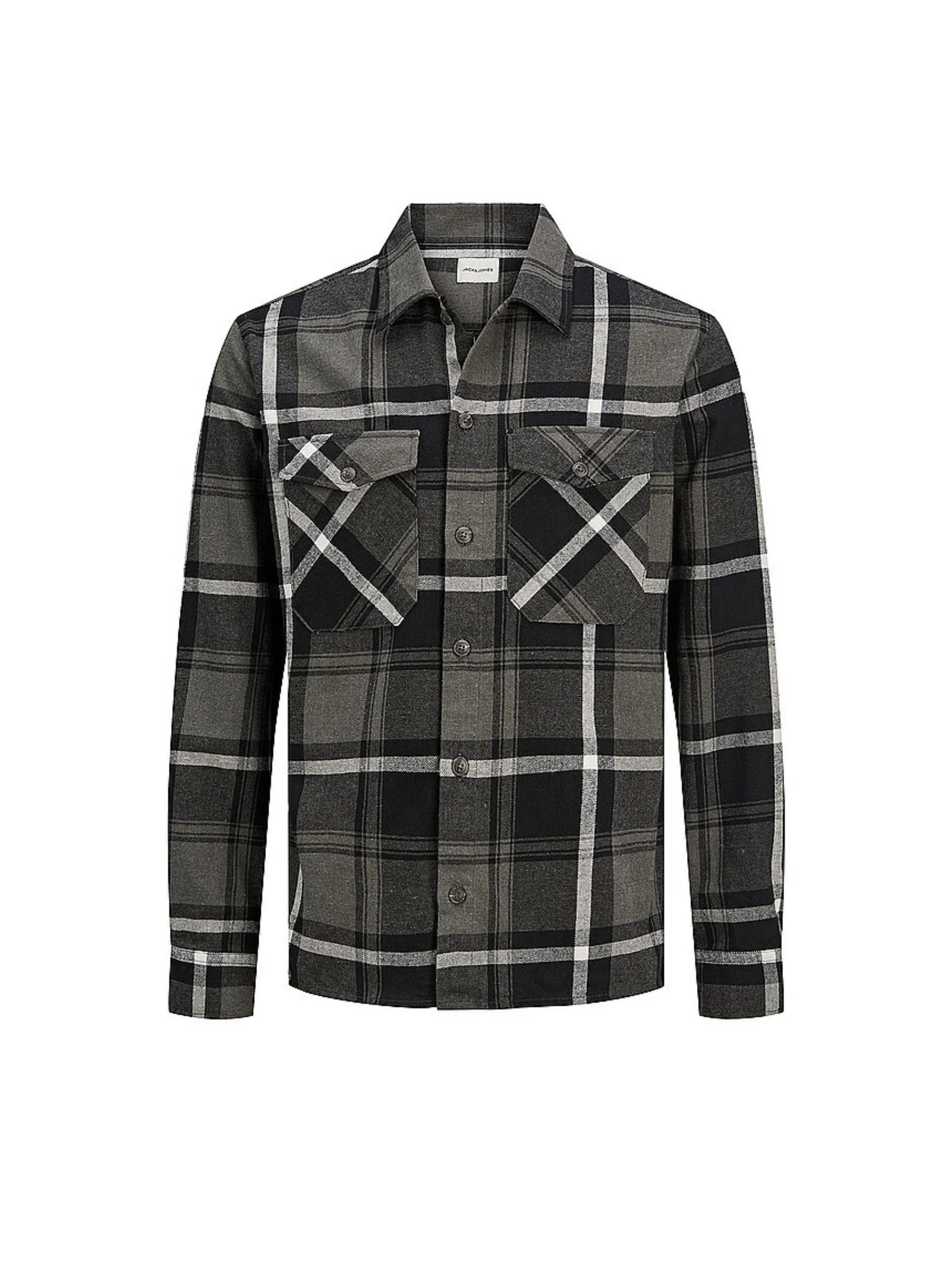 Men's  Plaid Chemise,Multi Flexible Material