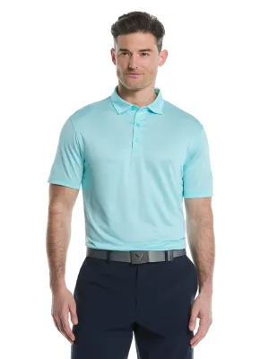 Stylish Collar Mens Fine Line Stripe Golf Polo