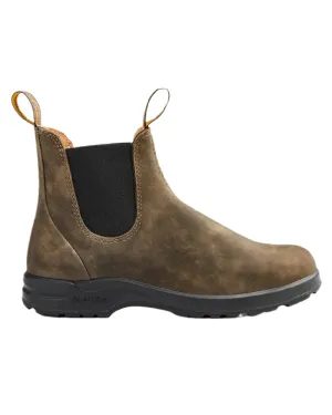 Comfortable Blundstone 2056 Rustic Brown Chelsea Boots