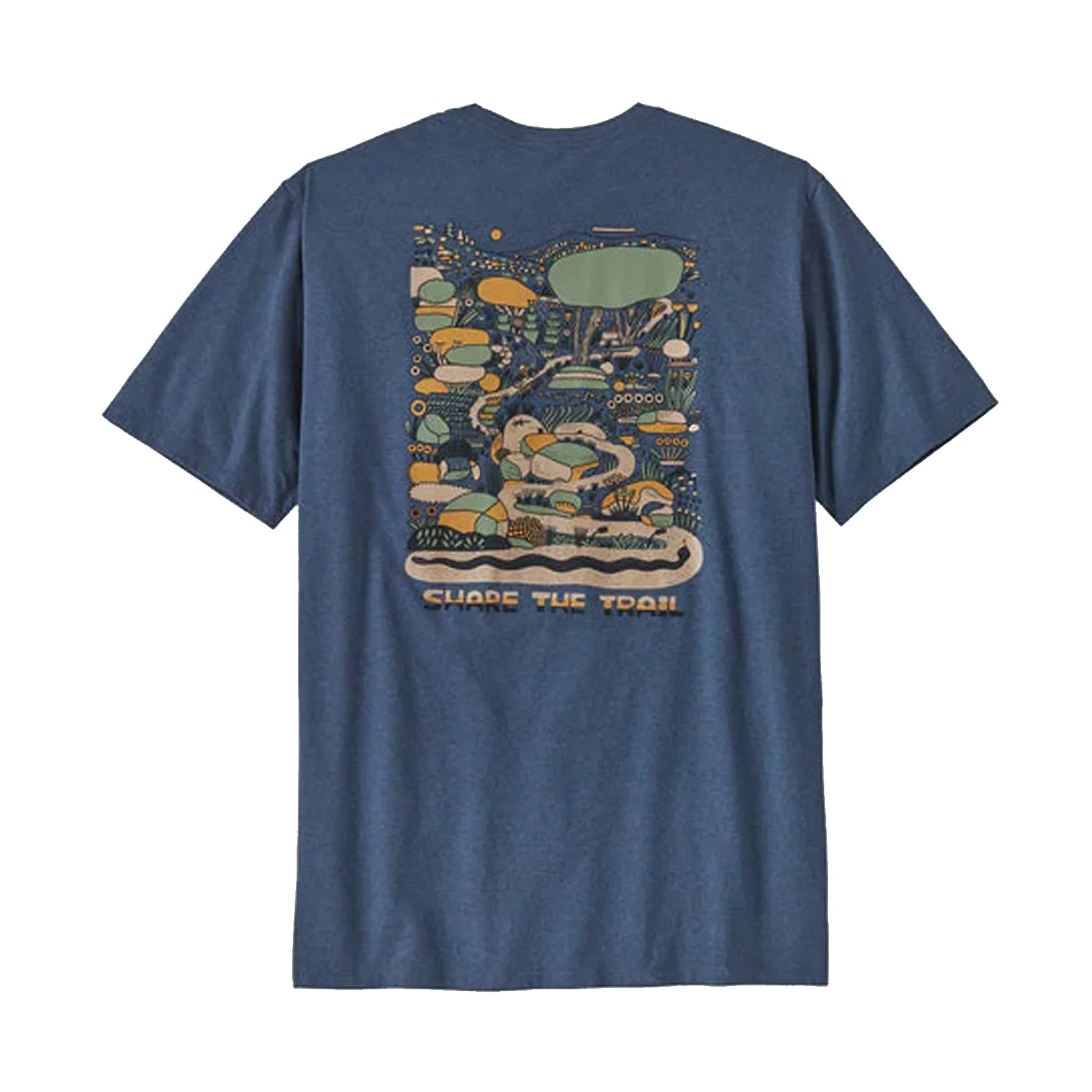 Mens Patagonia Commontrail Pocket Responsibili-Tee Weekend Comfort Wear AntiStaticLining