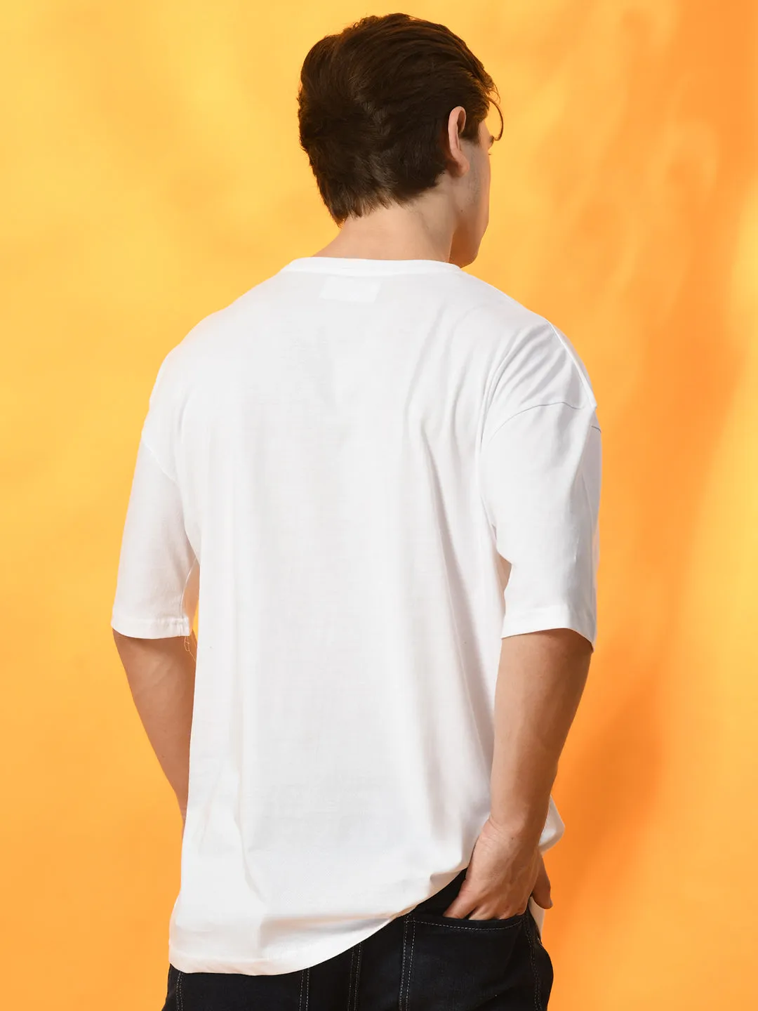 Relaxed Oversized 100% Cotton Solid Tee ?C White Fit Design Holiday Comfort Style