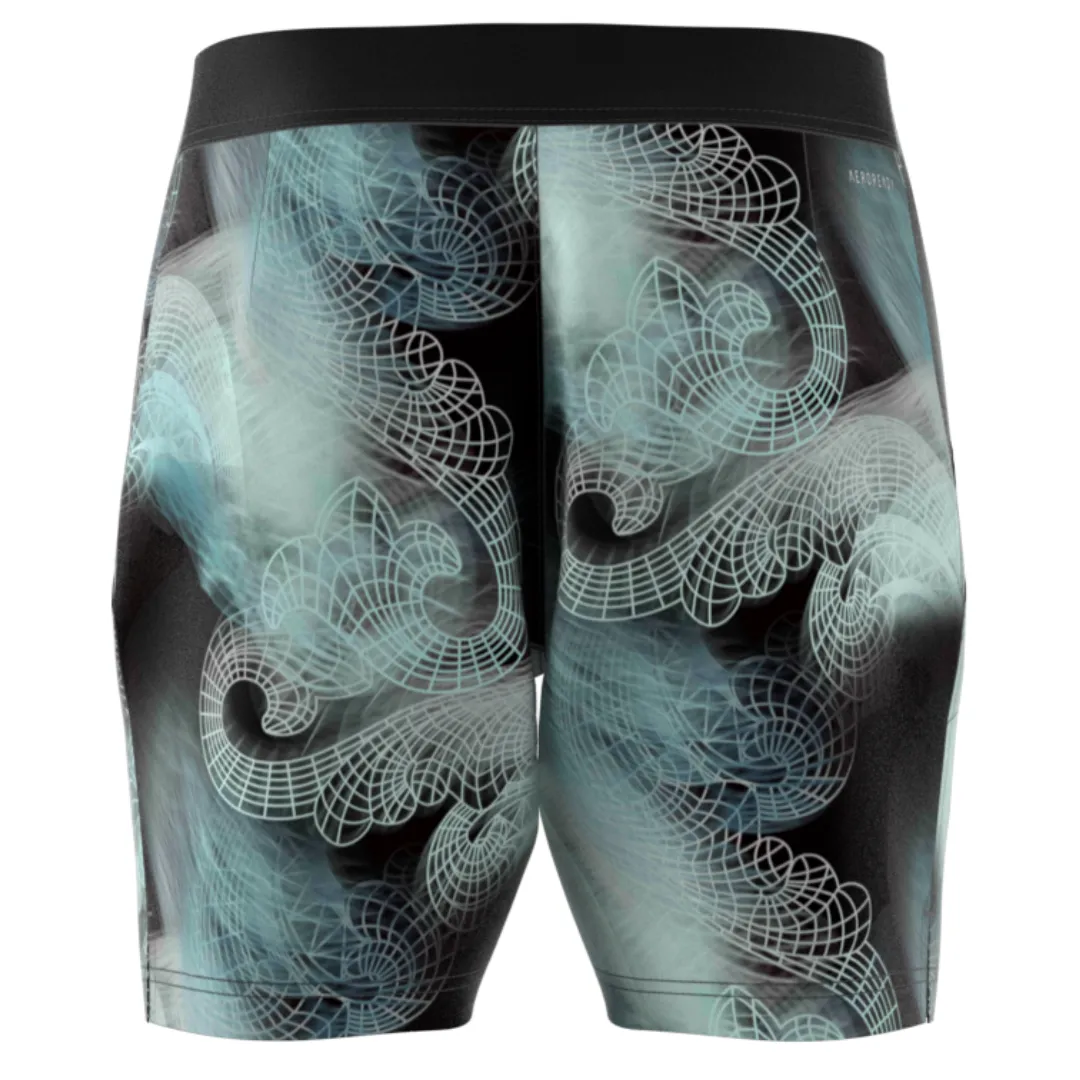 Anorak Airy Feel Adidas Tennis Printed AEROREADY Ergo Pro Men Shorts - Black