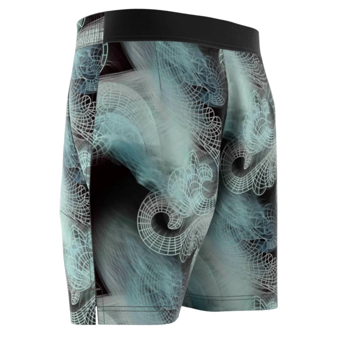 Adidas Tennis Printed AEROREADY Ergo Pro Men Shorts - Black Athletic Look