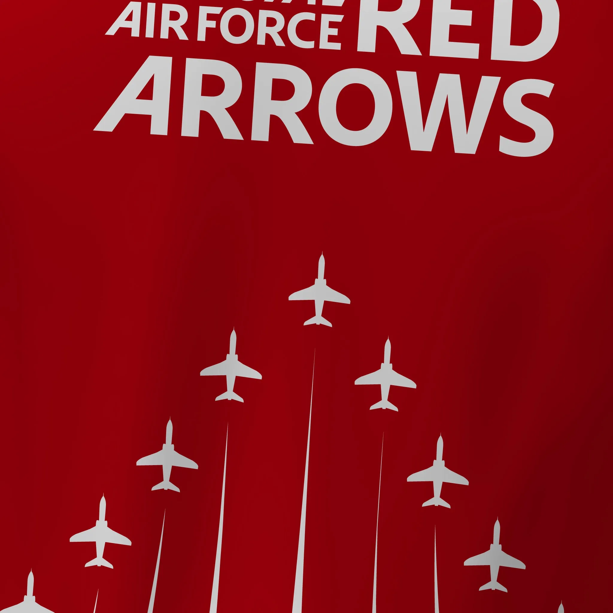 Red Arrows 2025 V1 (Red) - Tech Polo Soft Fabric Breathable Knitwear