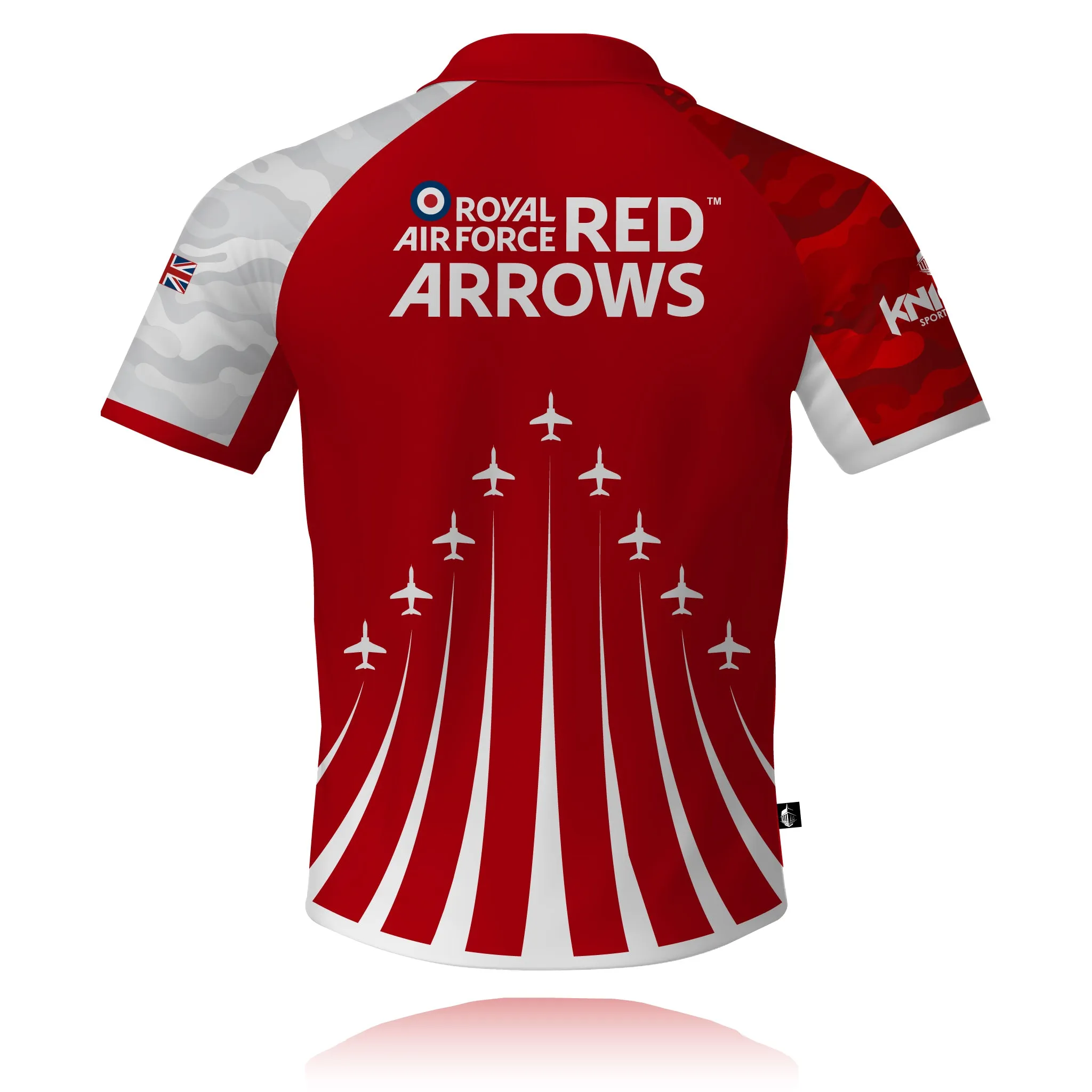 Essential Comfort Red Arrows 2025 V1 (Red) - Tech Polo