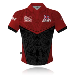 Cotton fabric Relaxed Layer Honour Our Armed Forces - British Army Remembrance - Tech Polo