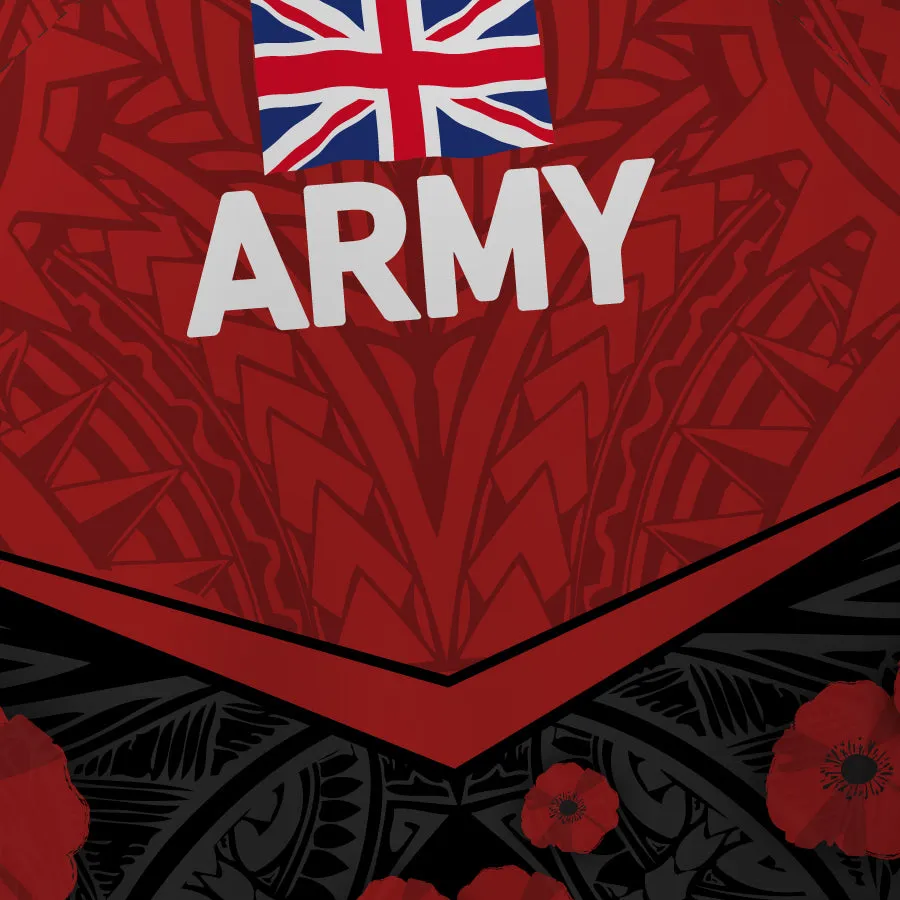 Breathable Wearable soft fit Honour Our Armed Forces - British Army Remembrance - Tech Polo
