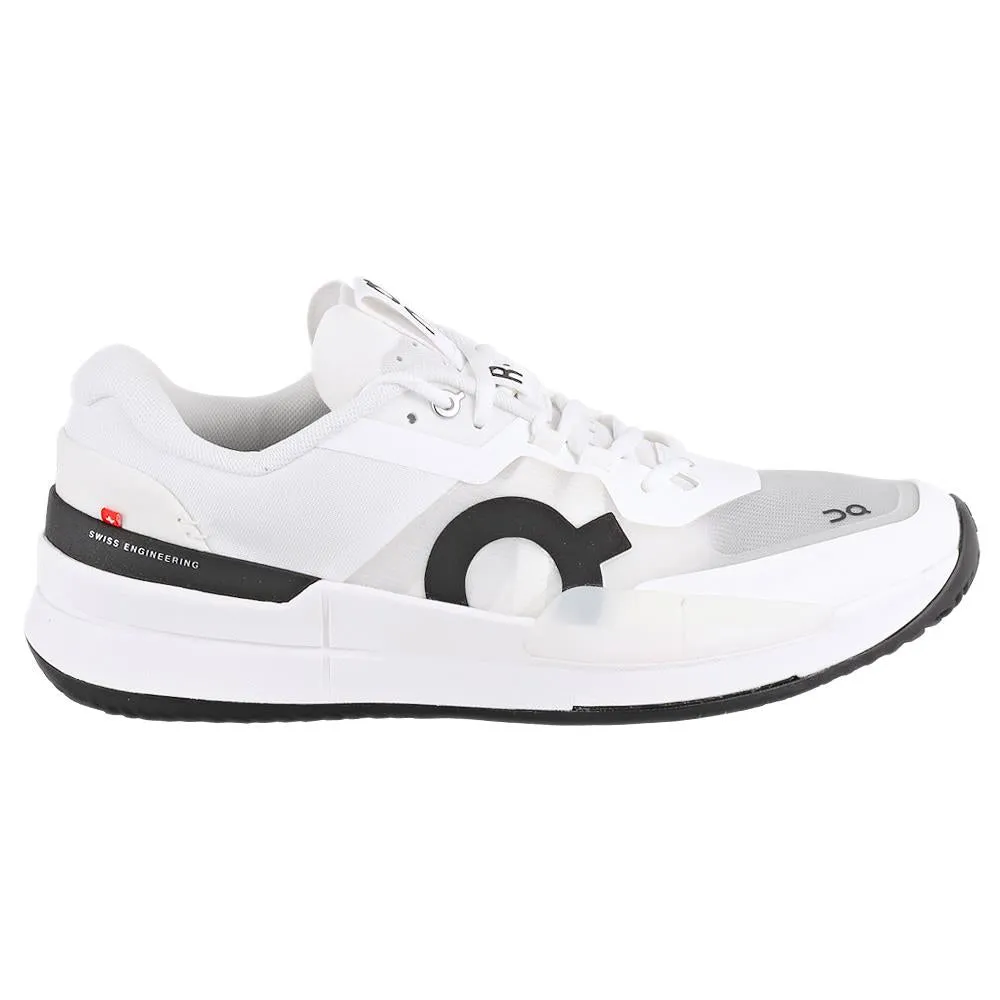 On Men's THE ROGER Pro 2 Clay - White/Black Adaptive Fit