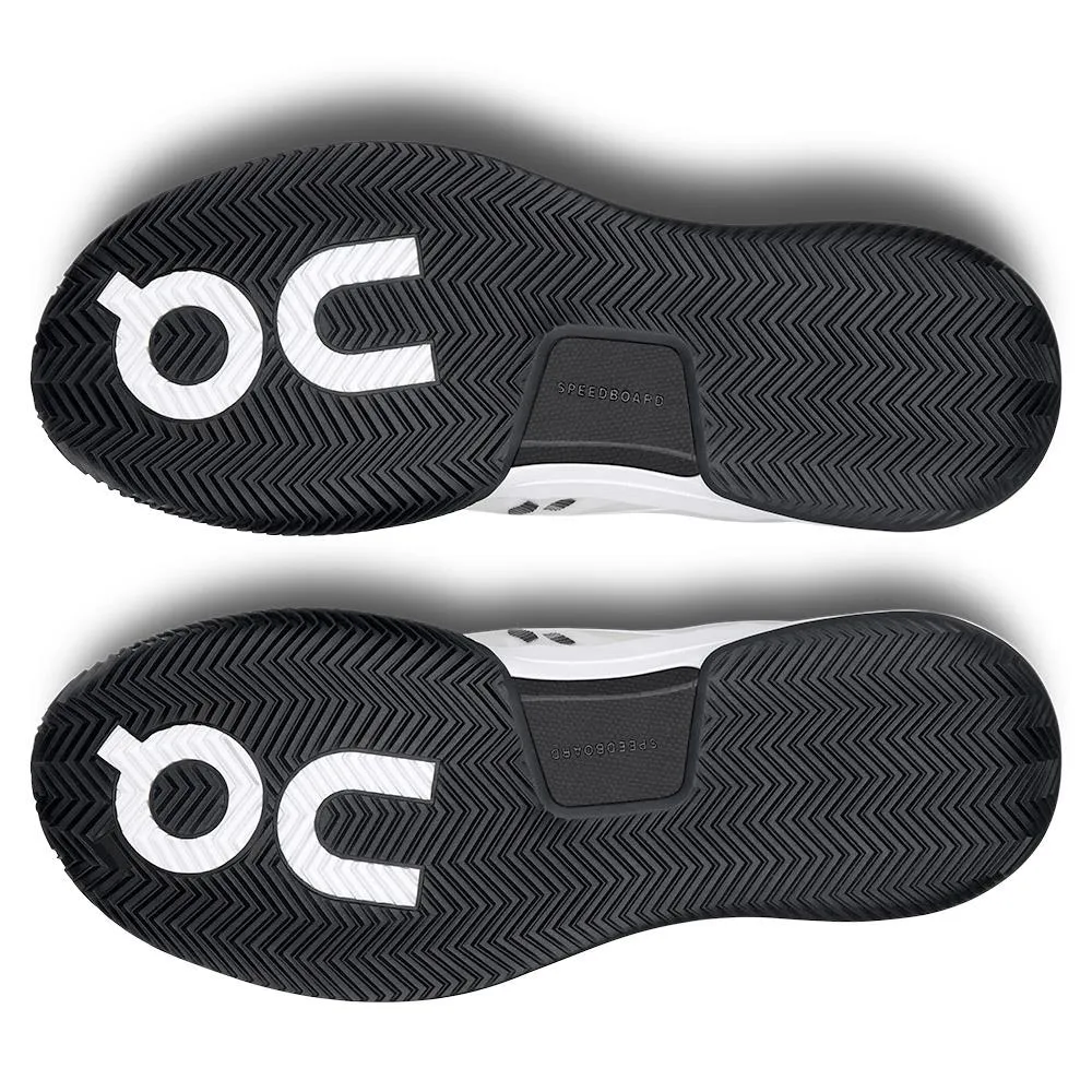 On Men's THE ROGER Pro 2 Clay - White/Black Ankle Freedom