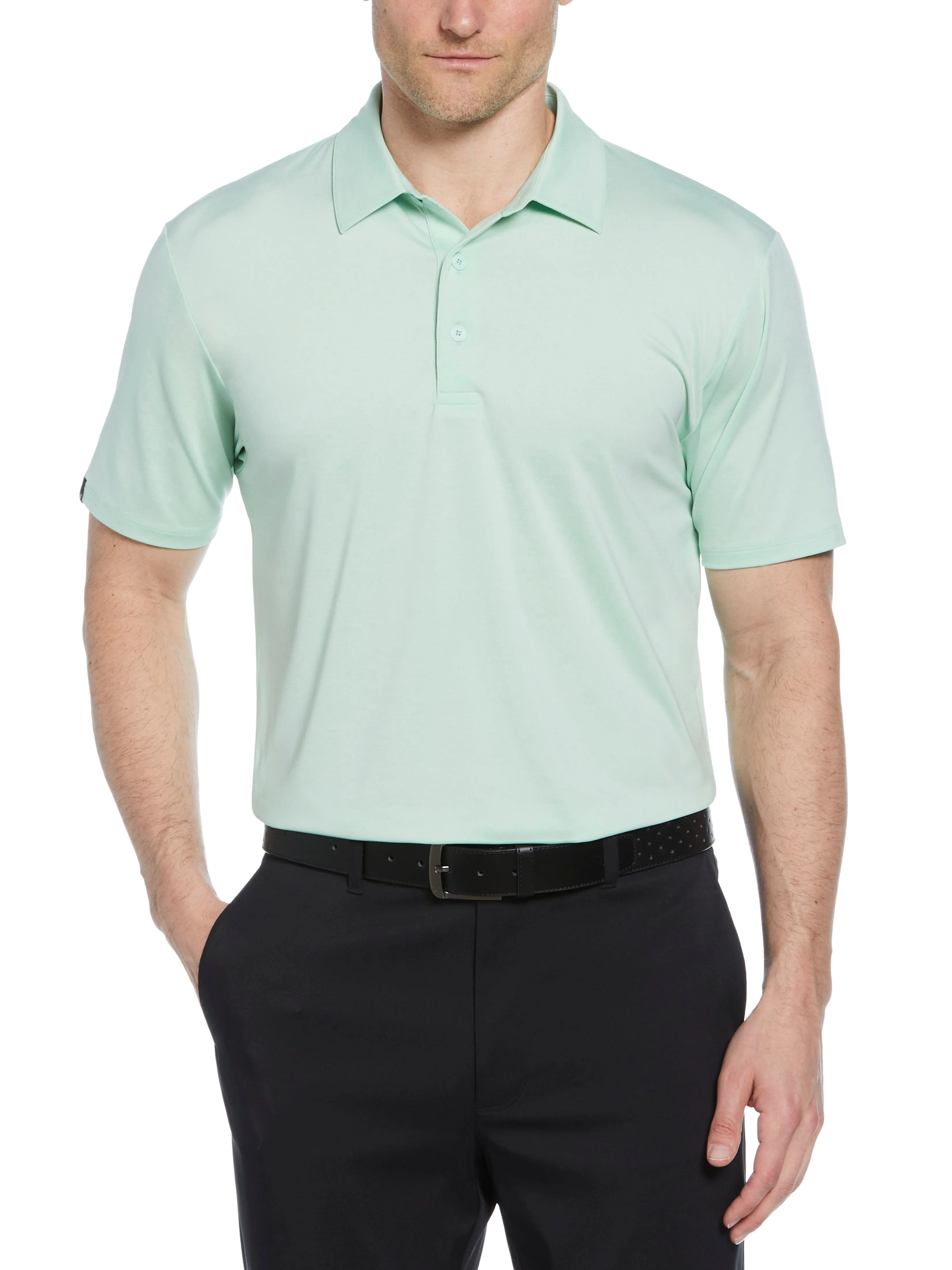 Mens Premium Heather Soft Touch Golf Polo Chill Vibe Versatile Style