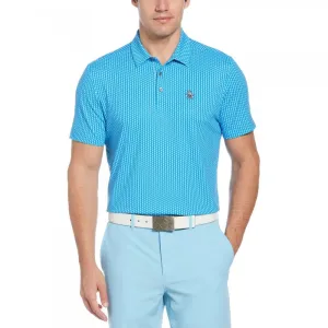 Original Penguin Mens Allover Pete Print Golf Polo - CLOISONNE Formal Edge Travel Essential