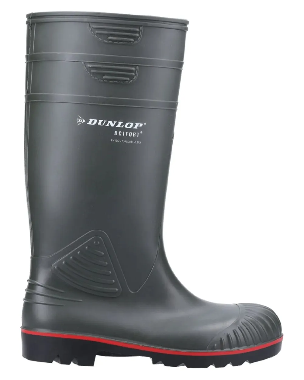 Dunlop Acifort Heavy Duty Full Safety Wellingtons Sturdy Heel Counter Cushioned Step Winter Walker