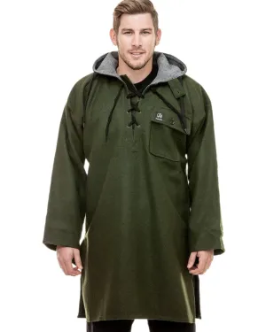 WrinkleResistant Classic Mode Swanndri Mens Original Wool Bushshirt With Lace Up Front