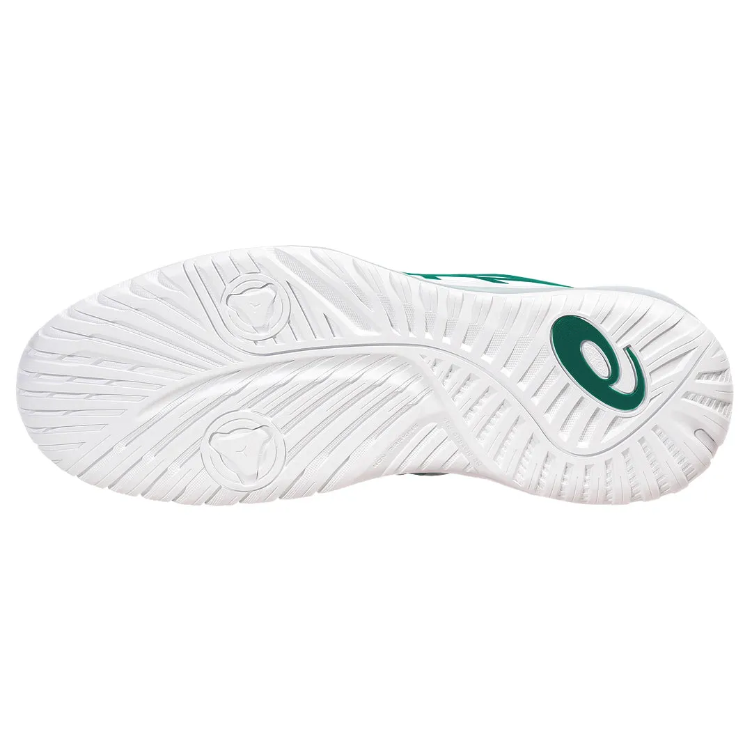 Asics Men's Gel-Resolution X - White/Pitch Green TPU Reinforcement