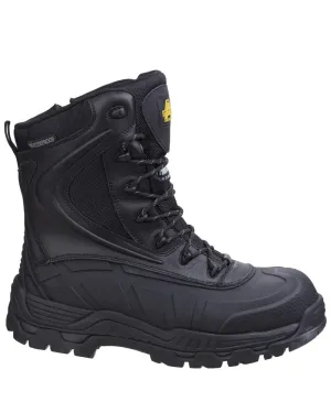 Amblers Safety AS440 Skomer SRC Hybrid Hi-Leg Waterproof Safety Boots Stretch Fabric Active People Road Long