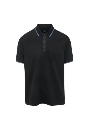 Zip Golf Polo Collar Stay Slots Sporty Layering