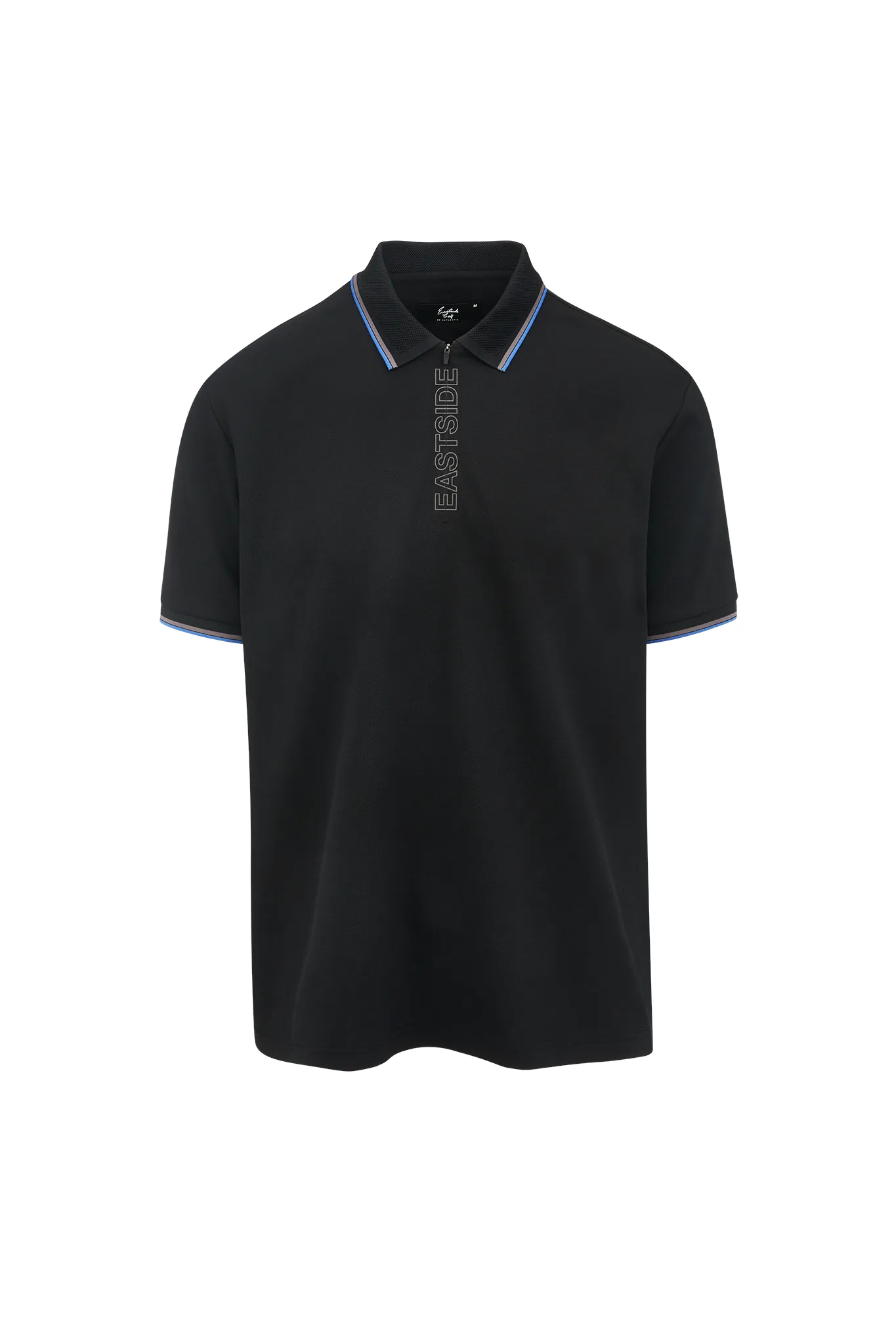 Zip Golf Polo Collar Stay Slots Sporty Layering