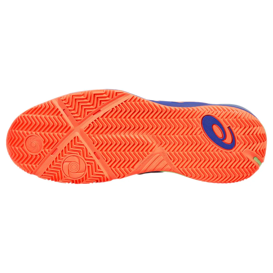 Asics Men's Gel-Resolution X - Padel - Dark Cobalt/Vivid Coral Cushioned heel cup Stability Control Feature