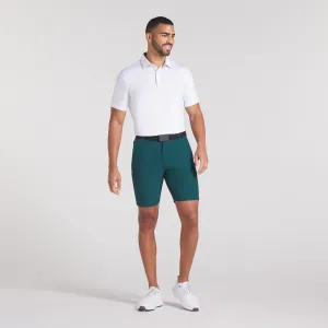 Travel Essential 101 Solid 9" Golf Shorts | Dark Myrtle