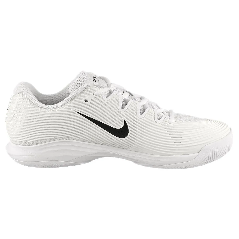 Nike Men's Air Zoom Vapor 12 - White/Black Advanced Drainage