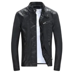 West Louis? PU Spring Leather Jackets Ultraviolet Protection