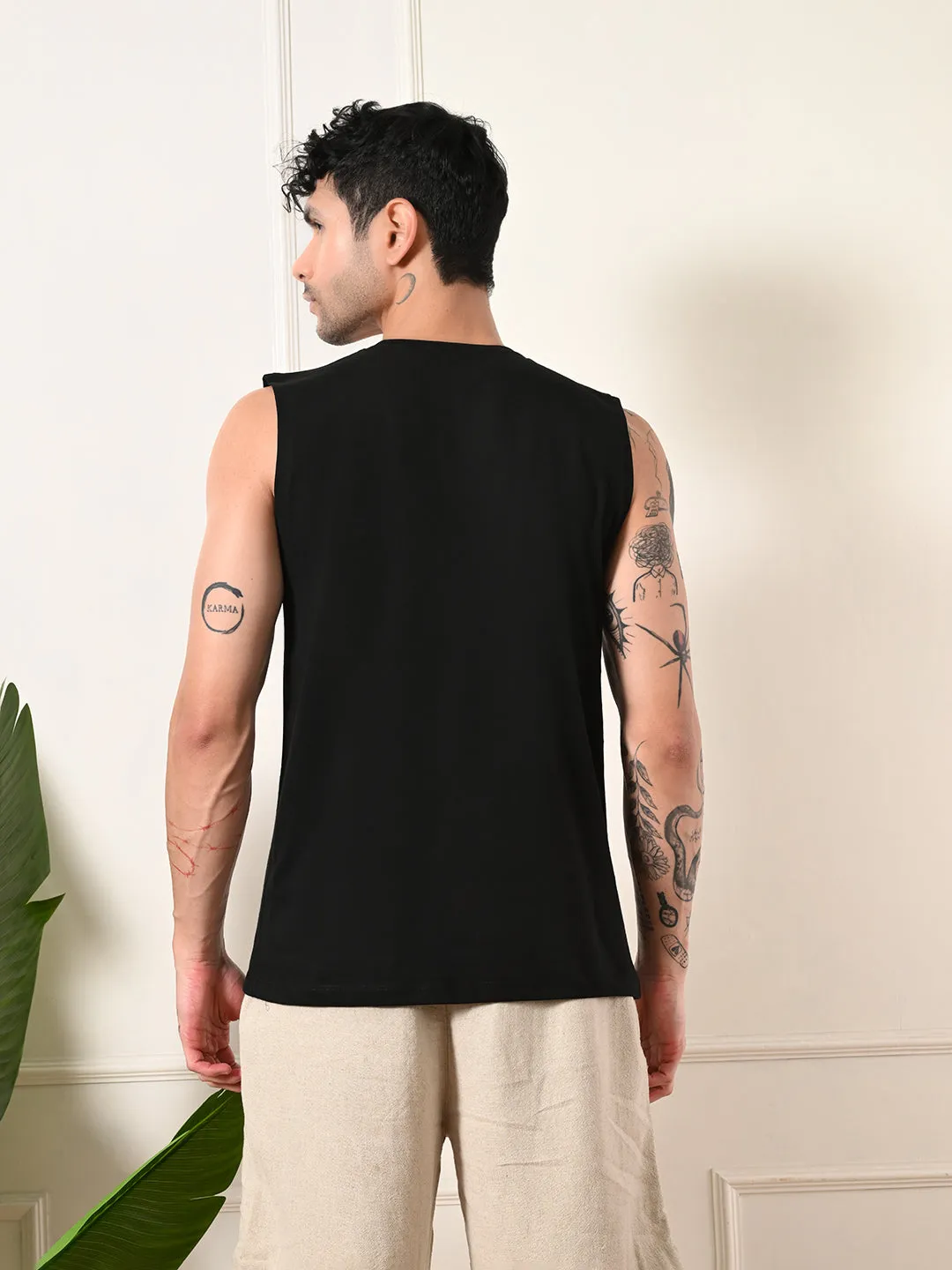 Easy-wear Absolute Cotton Sando ?C Black Drive Core
