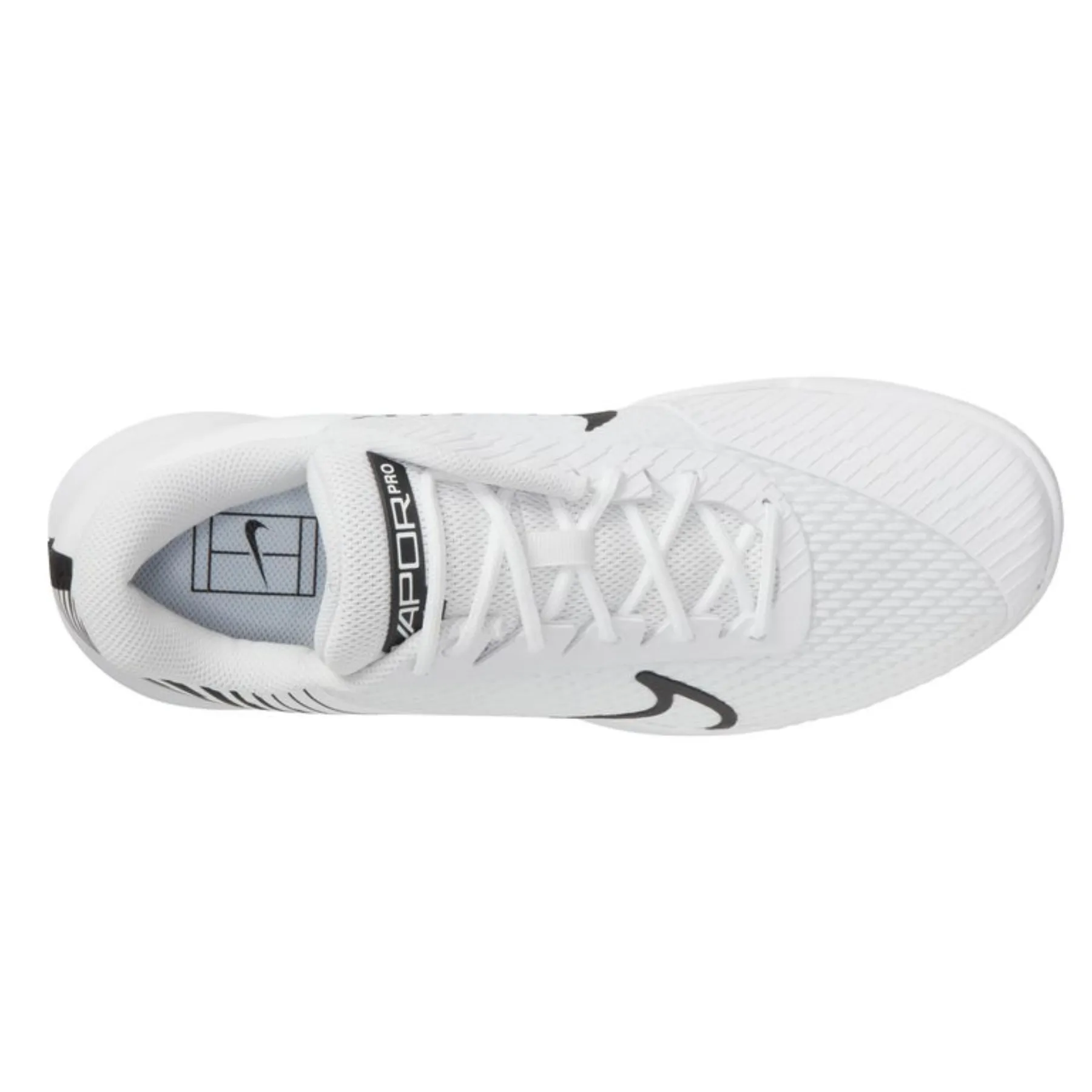 Eva Midsole Energy Return Midsole Nike Air Zoom Vapor Pro 2 HC White/White Men Tennis Shoes