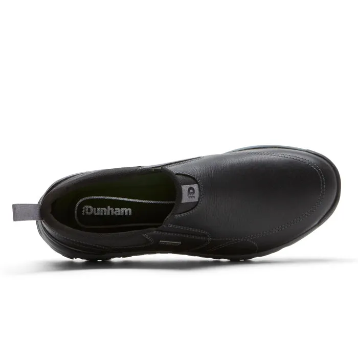 Easy Fasten System Mens Dunham Glastonbury Slip-On in Black