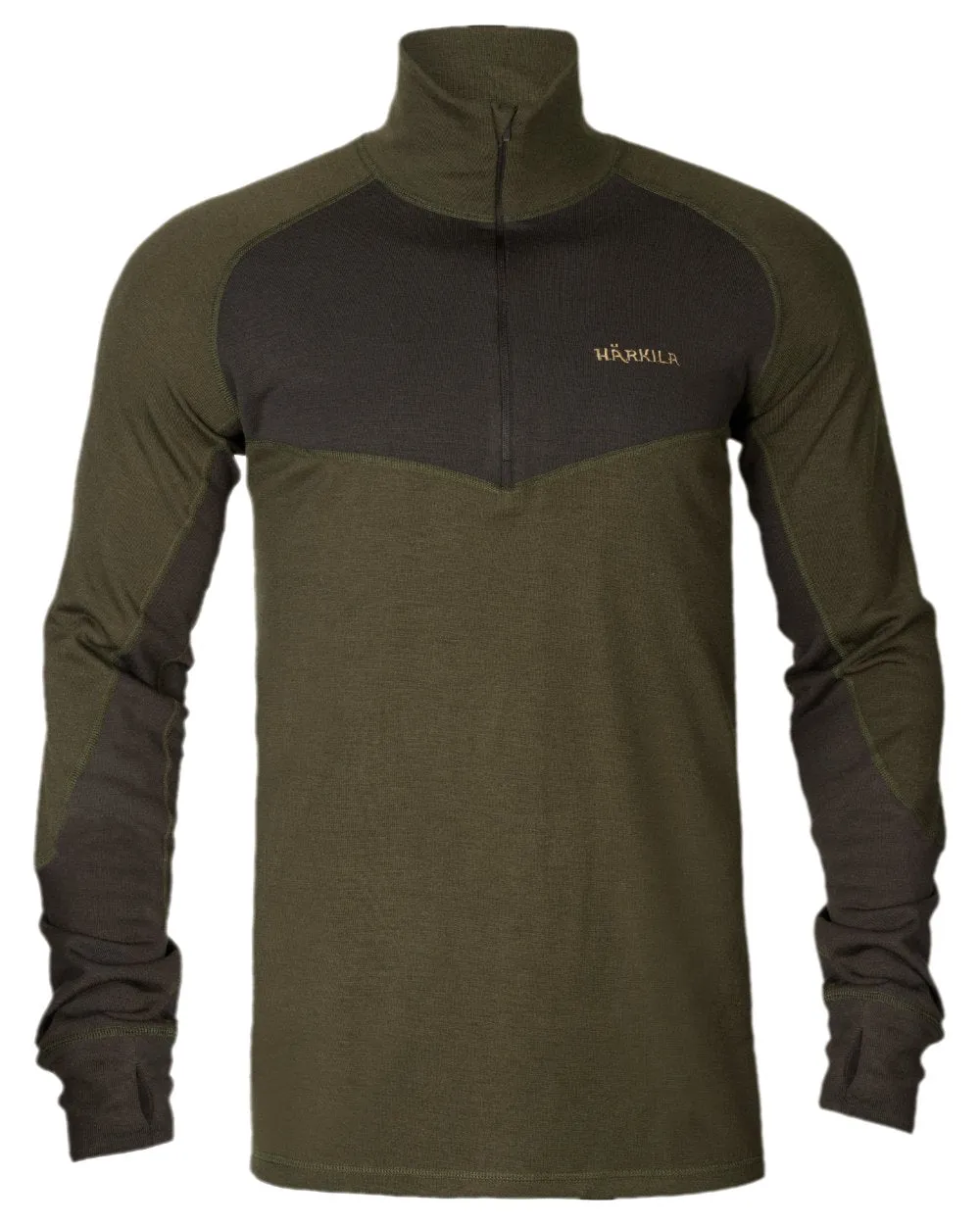 Harkila Base Warm Zip Neck goes with sweatpants Color fastness