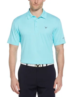 Pro Spin Chevron Jacquard Golf Polo Effortless Fit Comfortable Wear