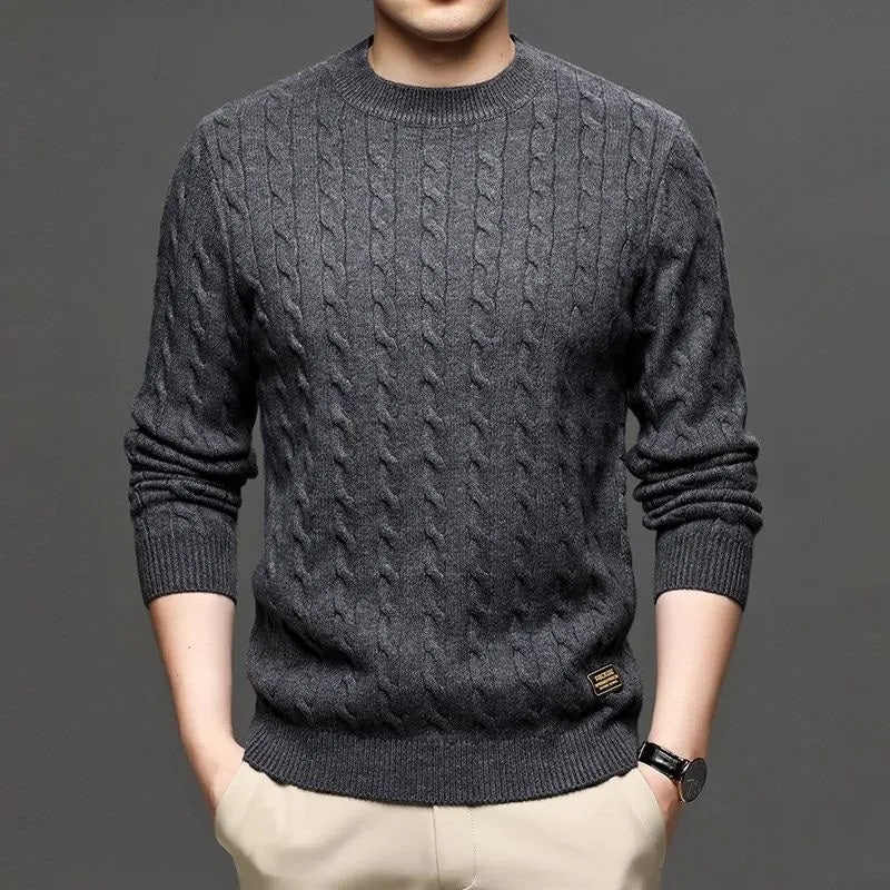 Team Edge Winter Fit West Louis? Fashion Knitted Jumper O-Neck Pullover Sweater