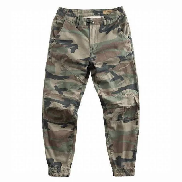 West Louis? Streetwear Jogger 100% Cotton Camouflage Pants Comfort Flex WrinkleResistantMaterial