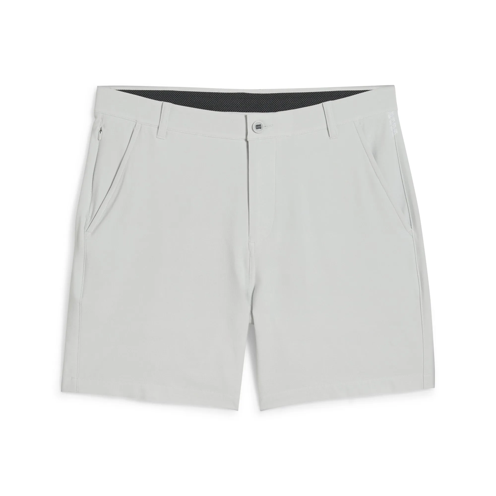 101 Solid 7" Golf Shorts Thermal Regulating Fabric Semi Formal