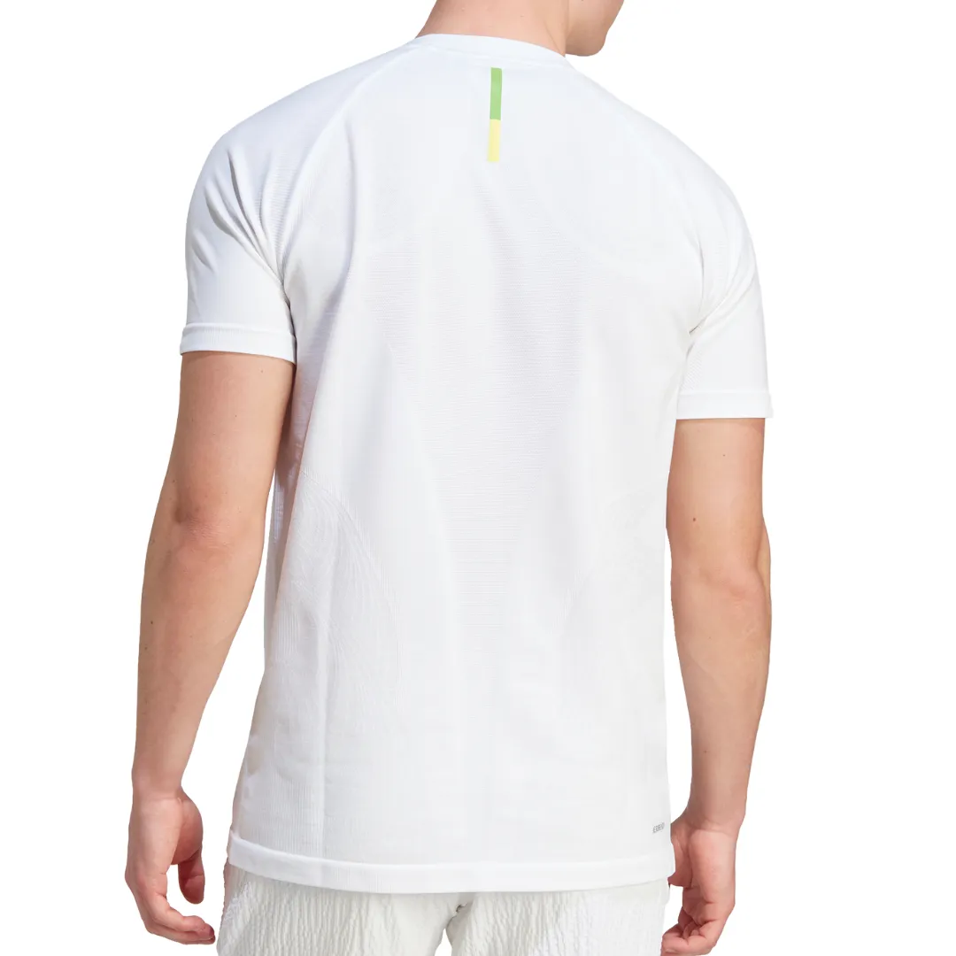 Athletic Comfort Wear Adidas Seaml Tee Pro Tennis Shirt - White