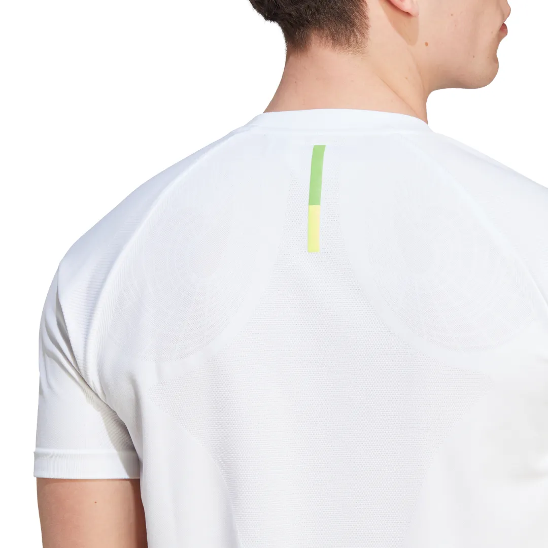 Adidas Seaml Tee Pro Tennis Shirt - White Casual Day Wear