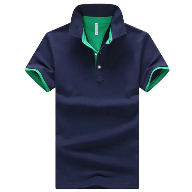 Polished Comfort SingleJersey Knit West Louis? Business Casual Cotton Polo Shirt