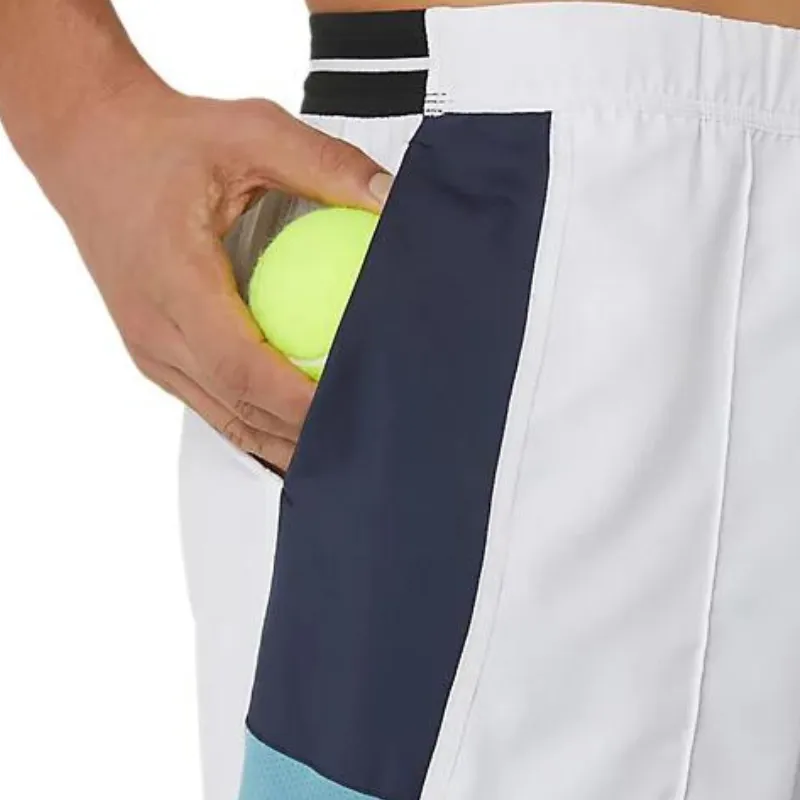 Dynamic Flex Zones Asics Men Match 7in Short - Brilliant White