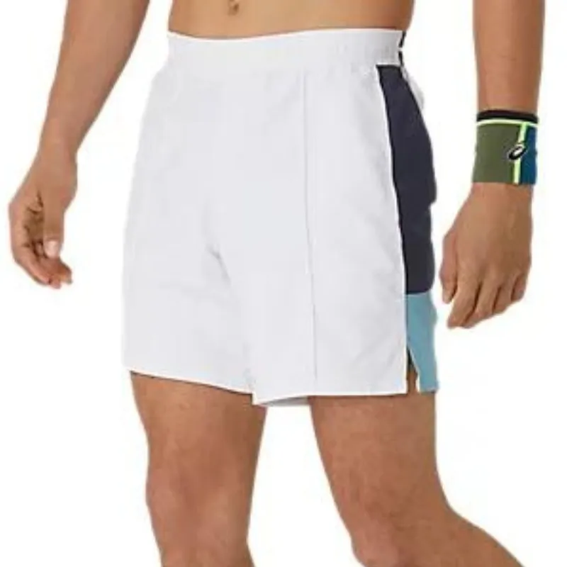 Hygienic Antimicrobial Layer Ombre effect Asics Men Match 7in Short - Brilliant White
