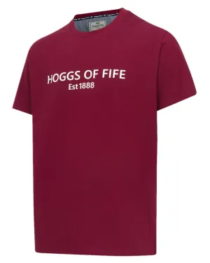 Hoggs of Fife Mens Canonbie Printed T-Shirt Seasonal Smart