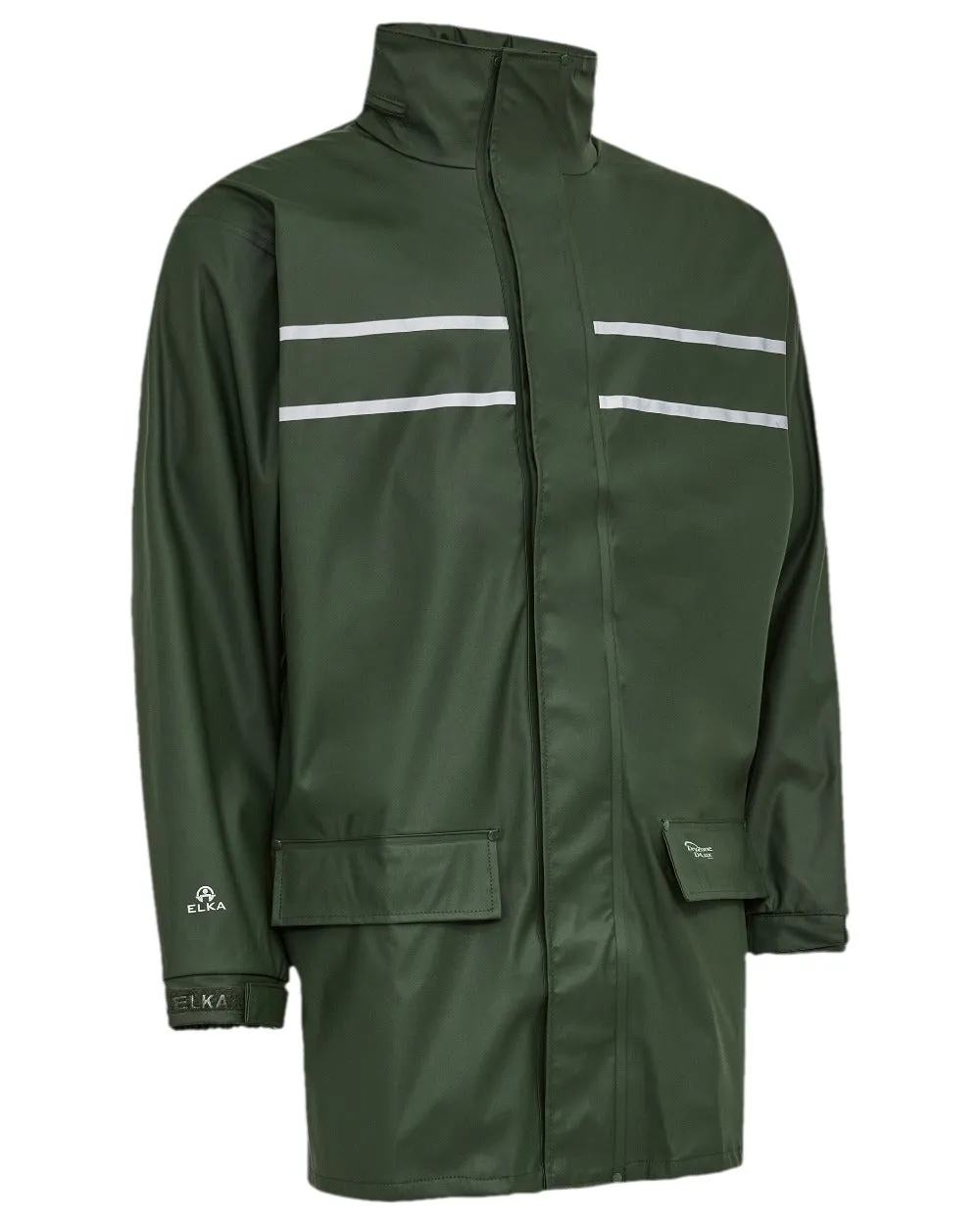 Business Outfit Elka Mens Dry Zone D-Lux Long Rain Jacket